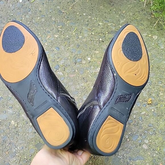 Born Black Leather Women's Boots Size 7.5 - Picture 8 of 15